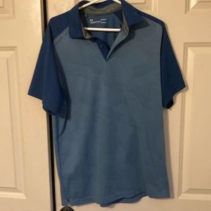 Mens large Underarmour heat gear golf polo